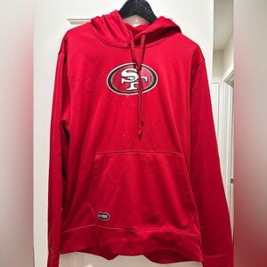 New Era NFL San Francisco 49ers Mens Large Combine Hoodie
